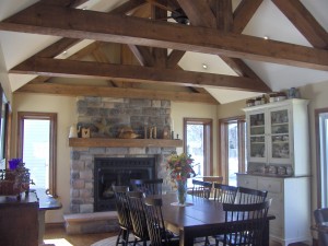 Country Style Fireplace