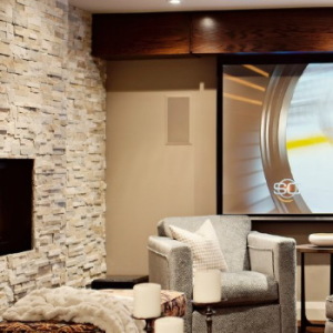 Achieving the look of a wood burning fireplace without burning any wood.