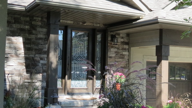 Decorative options with stucco and stone designs