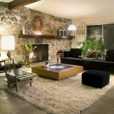 Add river rock to your list of fireplace design ideas, you’ll be glad you did.