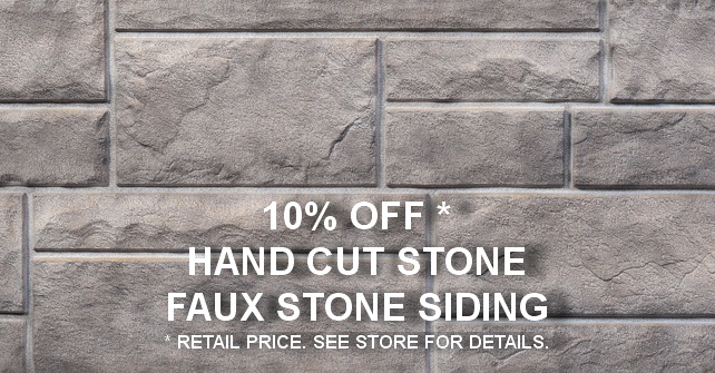 10% OFF Hand Cut Stone Faux Stone Siding