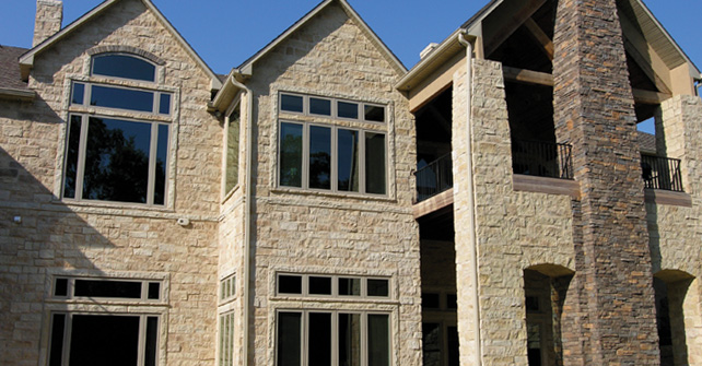 Manufactured Stone Veneer Cathedral