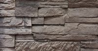 FAUX STONE VENEER QUICK FIT LEDGE FAUX STONE PANEL FRASER GREY 417